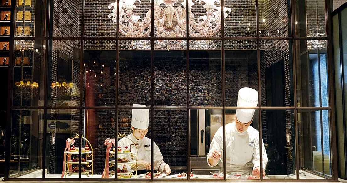 Fresh Made Exquisite Sweets From The Dessert Kitchen